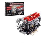 XKlemBauklode Blocs de serrage pour adultes MOC 3,0 l - Modèle de moteur turbocompressé - 6 cylindres - 4 temps - Kit de modélisation (2013 pièces)