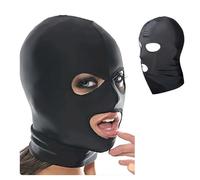 XKNANXCA Cagoule Respirante Coiffure complète - Masque Respirant élastique Noir pour Cosplay - Unisexe - pour fête d'halloween-Nior