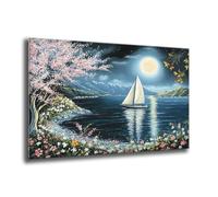 Xkogjo Diamond Painting Usine Voilier, Kit Peinture Adulte Enfant, Diamond Painting Grand Format, Broderie Diamant Kit Complet, Cristal Art Peinture Kits, for Maisons Murale Decoration 20x25 cm L-487
