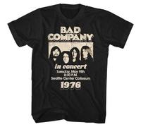 XKPPYRTT Bad Company English Supergroup s Concert Adult T Shirt 2 Black3XL