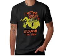 XKPTTRAXC I Met The Ghost of Oakhaven and Lived T-Shirt Men's Cotton Short Sleeves