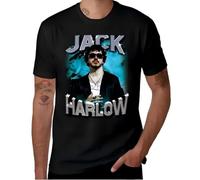 XKPTTRAXC Jack Harlow Active T-Shirt Anime Men's Cotton Round Collar Short Sleeves
