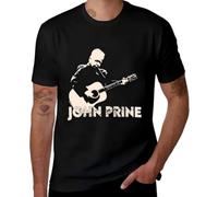 XKPTTRAXC John Prine T-Shirt for a Boy Heavyweights Men's Cotton Round Collar Short Sleeves