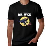 XKPTTRAXC John Wick The Movies T-Shirt Designer Mens Cotton Round Collar Short Sleeves