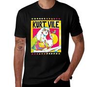 XKPTTRAXC Kurt Vile T-Shirt Men's Cotton Round Collar Short Sleeves