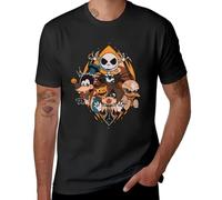 XKPTTRAXC This is Halloween T-Shirt Tops Black Workout Shirts for Men