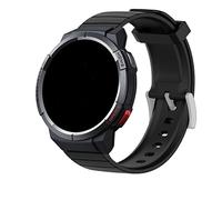 Xkravo Bracelet de Rechange en Silicone Compatible avec Mibro GS Smartwatch, Accessoires pour Xiaomi Mibro GS (Noir)