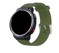 Xkravo Bracelet de Rechange en Silicone Compatible avec Mibro GS Smartwatch, Accessoires pour Xiaomi Mibro GS (Vert Militaire)