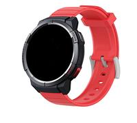 Xkravo Bracelet de Rechange en Silicone Compatible avec Mibro GS Smartwatch, Accessoires pour Xiaomi Mibro GS (Rouge)