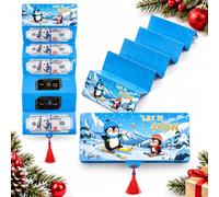 XKrmp 3-Pack Christmas Money Holders for Cash,10-Slot Foldable Gift Card Holder (Style# C)