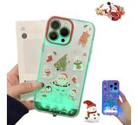 XKrmp Christmas Light-Up Phone Case with Incoming Call LED Flash, Shockproof Protective Cover for iPhone 11 to 17, for Women Men and Kids of All Ages (#1,for IPHONE 13)