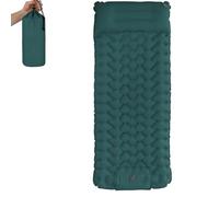 XKrmp Inflatable Sleeping Pad for Camping with Built-in Pump, 3.1" Ultra-Thick Travel Air Mattress, 1.8lbs Lightweight Portable Backpacking Tent Bed, Waterproof 40D Nylon Lounge Mat (E)