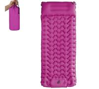 XKrmp Inflatable Sleeping Pad for Camping with Built-in Pump, 3.1" Ultra-Thick Travel Air Mattress, 1.8lbs Lightweight Portable Backpacking Tent Bed, Waterproof 40D Nylon Lounge Mat (D)