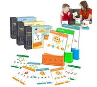 XKrmp Logic Key Educational Toy Set for Kid - Montessori Matching&Unlocking Game for Toddler 3-5 - Brain Development Thinking Puzzle - Fine Motor Skills Learning Activity (1+2+3)