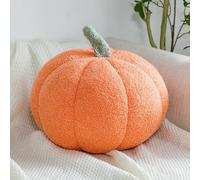 XKrmp Pumpkin Pillows for Couch - Ultra-Plush Halloween & Fall Throw Pillows Decor, 3D Fluffy Jack O Lantern Pillow , Autumn Thanksgiving, Farmhouse Bedroom Decorations (#3,S)