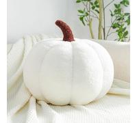 XKrmp Pumpkin Pillows for Couch - Ultra-Plush Halloween & Fall Throw Pillows Decor, 3D Fluffy Jack O Lantern Pillow , Autumn Thanksgiving, Farmhouse Bedroom Decorations (#7,M)