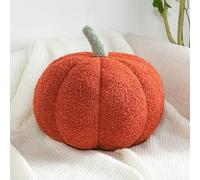 XKrmp Pumpkin Pillows for Couch - Ultra-Plush Halloween & Fall Throw Pillows Decor, 3D Fluffy Jack O Lantern Pillow , Autumn Thanksgiving, Farmhouse Bedroom Decorations (#4,S)