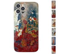 XKrmp Rusty Phone Case, Vintage Rust Look Industrial Iron Phone Case - Shockproof TPU Cover with Glossy Finish, for iPhone 16/15/14/13/12/11 Pro Max (#4,for Iphone 13 Pro)