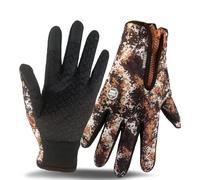 XKrmp Ultimate Waterproof & Windproof Thermal Gloves for Men & Women - Non-Slip Touchscreen Winter Gloves Ideal for Cycling, Driving, Running, and Hiking and Outdoor Activities in Cold Weather (D,S)