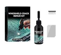 XKrmp Windshield Crack Repair Kit, Windshield Chip Crack Repair Liquid, Cracks Gone Formula Fast Fix for for All Glass Crack Types, Prevents Further Damage (1PC)