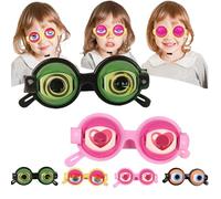 XKrmp Winking Blinking Glasses, Kinetic Crazy Eyes with Adjustable Strap, Funny Prank Prop, Novelty Gag Gifts & Silly Party Favors for Men Women (Mixed# 5)