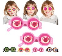 XKrmp Winking Blinking Glasses, Kinetic Crazy Eyes with Adjustable Strap, Funny Prank Prop, Novelty Gag Gifts & Silly Party Favors for Men Women (Mixed# 7)