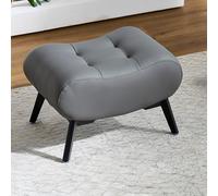XKSJCDR Petit Tabouret, Repose-Pieds for Canapé Cuir Écologique Épais, Mousse Haute Résilience Plusieurs Couleurs Disponibles Convient À Un Usage Domestique(Twilight Cloud Gray,XL)