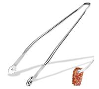 XKSOCT 1 pièce Pince Barbecue Longue Roulette BBQ rotatable inox Pince à Saucisse Avec Rouleaux Ustensiles Barbecue Accessoire Grillup (30cm)