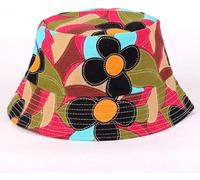 Xku Été Automne Réversible Motif Floral Chapeaux De Seau Pliables Casquettes De Pêcheur pour Femmes Chapeaux De Protection Solaire en Plein Air, J, A