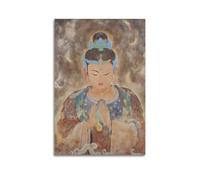 XKUGA Poster religieux du Grand Bouddha - Peinture sur toile - Impression d'art moderne pour chambre à coucher - 40 x 60 cm