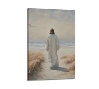 XKUGA Poster religion Jésus qui est parti sur toile - Impression d'art moderne pour chambre à coucher - 60 x 90 cm