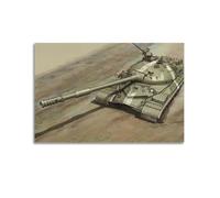 XKUGA Poster vintage de char lourd soviétique T-10M - Impression sur toile murale et image d'art moderne pour chambre à coucher - 40 x 60 cm