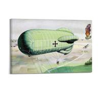 XKUGA Poster vintage de guerre de la Première Guerre mondiale, poster décoratif sur toile et image d'art moderne pour chambre à coucher (40 x 60 cm)