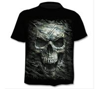 XKYDYF Hommes 3D Imprimé T-Shirts Moto T-Shirt Punk T-Shirt Chevalier Chemises 3D T-Shirt Hommes Casual Vintage Hip Hop D'Été T-Shirt Top Homme Vêtements 5XL