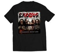 XKYYPOORWW Beat Rhythm T-Shirt Exodus Hammer and Life Exhibit B The Human ConditionBlackXL