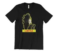 XKYYPOORWW Control Janet Jackson T-Shirt 90's R&B World Tour Rhythm Nation EscapadeBlackXL