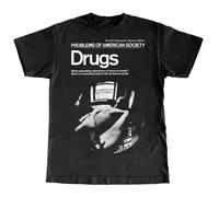 XKYYPOORWW Drugs (Problems of American Society) T-ShirtBlackL