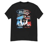 XKYYPOORWW Earth vs. The Flying Saucers (1956) t-shirtBlackXXL