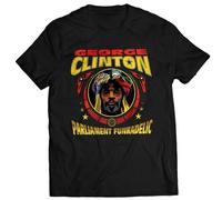 XKYYPOORWW George Clinton Funkadelic Parliament T-Shirt Maggot Brain Mothership ConnectionBlack3XL