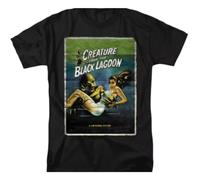 XKYYPOORWW Movie Poster Creature from The Lagoon T-ShirtBlackM