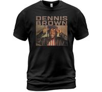 XKYYPOORWW Slow Down T-Shirt Dennis Emmanuel Brown CD Jamaican ReggaeBlack3XL