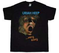 XKYYPOORWW Uriah Heep Very `EAVY... Very 'UMBLE 1970 T-SHIRTBlackXL