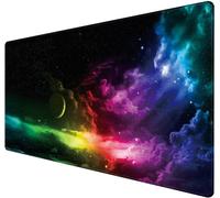 XL Colorful Speed Gaming Mouse Pad,80 x 30 cm,Light Effect with Non-Slip Rubber Base,Fitted and Smooth,Suitable for Every Mouse,Keyboard and Laptop