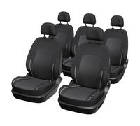 Pack de 5 housses auto universelles - XLCOVER - Monospace - Compatible Airbags - Housses les assises, dossiers et appuis-tête