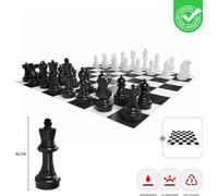 XL Grand jeu d'échecs - 64 cm - Tapis 242x242cm
