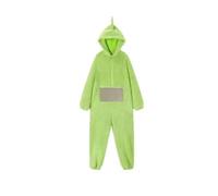 (XL,Green)Unisex Teletubbies Costumes Disi Onesies Lala Cosplay Pajamas Adult Pyjamas Animal Sleepwear Jumpsuit