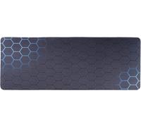 XL Honeycomb Blue Speed Gaming Mouse Pad,60 x 30 cm,Honeycomb with Non-Slip Rubber Base,Fitted and Smooth,Suitable for Every Mouse,Keyboard and Laptop