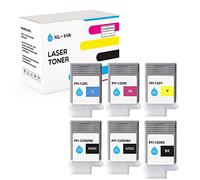 XL-Ink Compatible avec Canon PFI-120 (2xMBK/BK/C/M/Y) Lot de 6