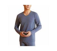 (XL,Male Blue)Thermal Underwear Men Winter Women Long Johns Sets Fleece Keep Warm In Cold Weat