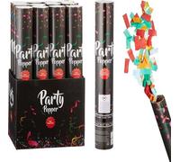 XL Party Popper Party Pop Konfettikanone Konfetti Shooter 40 cm -12 Stück